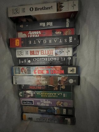 Lote de 12 Películas VHS