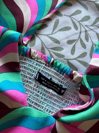 Top halter multicolor