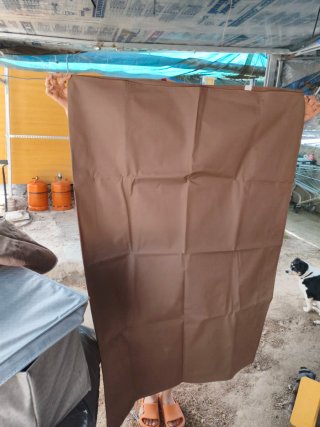 Tumbona metálica plegable con parasol,lonas nuevas