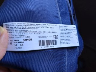 Traje de verano azul para hombre