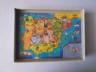 Puzzle Mapa España Ilustrado