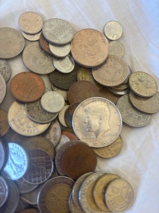 Lote Monedas Antiguas Varios Países