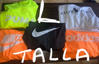 Lote 4 Camisetas Talla L Transpirables