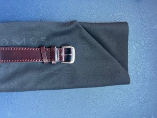 Reloj Nomos Club 703.1 Plata y Marrón