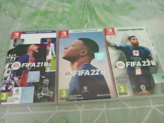 Lote 3 Juegos FIFA Nintendo Switch: 21, 22, 23