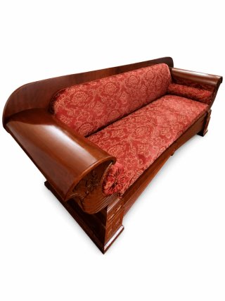 Divano antico in legno massello