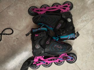 Patines en línea Fila rosas y negros