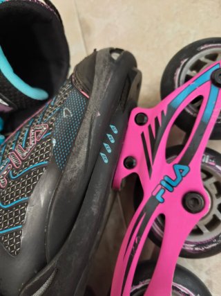 Patines en línea Fila rosas y negros