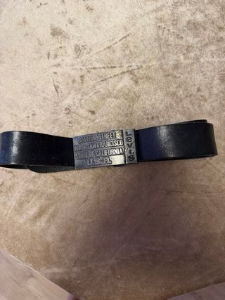 Cinturón Levi's Negro Hebilla Metálica