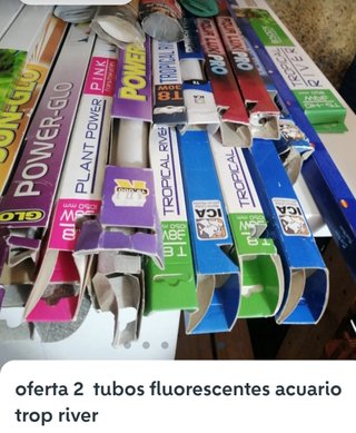 2 Tubos Fluorescentes Acuario Trop River