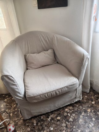 Sillón TULLSTA Ikea Beige/Gris