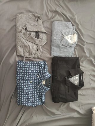 Pack 4 Camisas Talla M