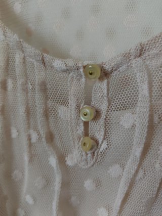 Vestido Zara lunares rosa talla M
