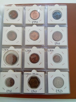 Álbum de Monedas Marrón