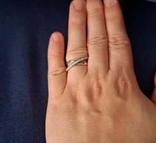Anillo Roselin Plata con Circonitas