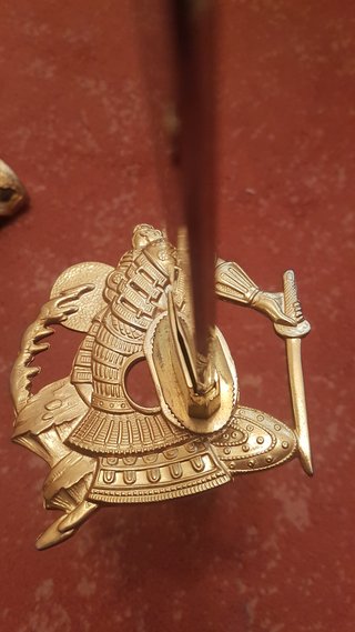 Wakizashi decoración oro