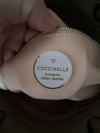 Bolso Coccinelle Piel Marrón Dorado