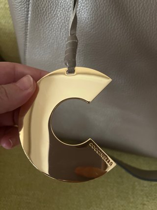 Bolso Coccinelle Piel Marrón Dorado