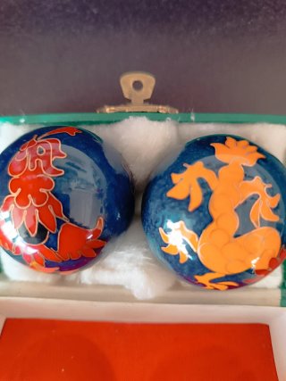 Bolas chinas de relajación antiguas