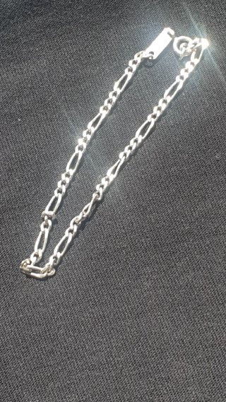 Pulsera de plata Figaro