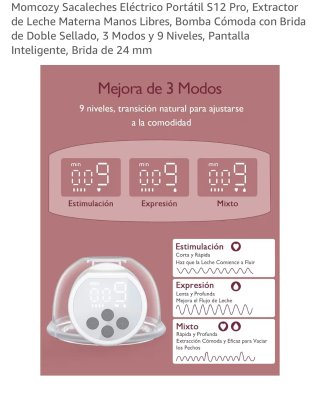 Sacaleches Momcozy S12 Pro Portátil