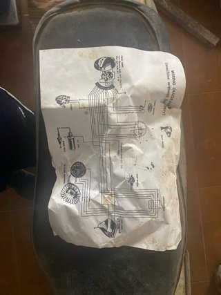 Lambretta 125 LI Año 1971–Motor gira-Restauración