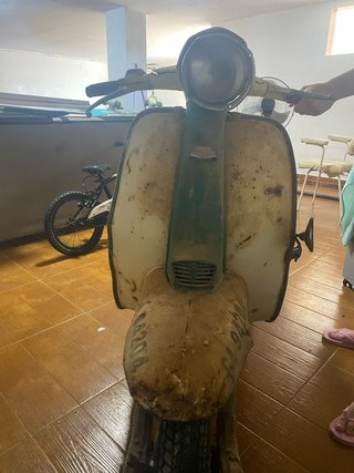 Lambretta 125 LI Año 1971–Motor gira-Restauración