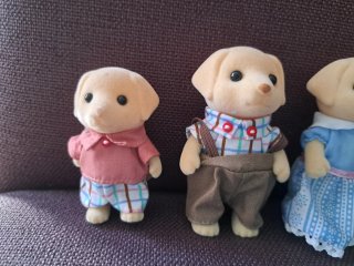 Familia Perros Caniche Sylvanian