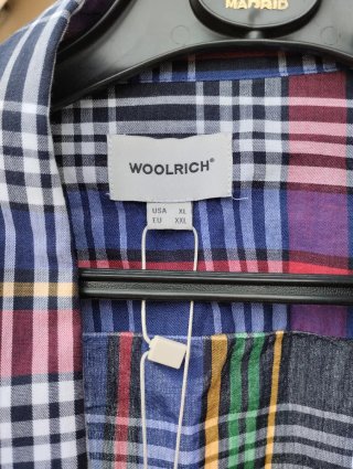 Camisa de cuadros Woolrich multicolor hombre