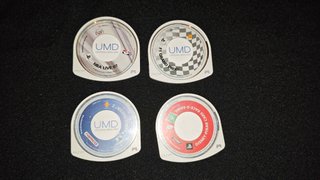 Lote de 4 juegos PSP (UMD) Precio fijo por el lote