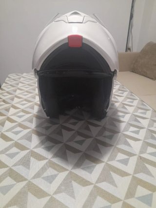 Cascos integrales talla M y XL blancos con visera