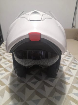 Cascos integrales talla M y XL blancos con visera