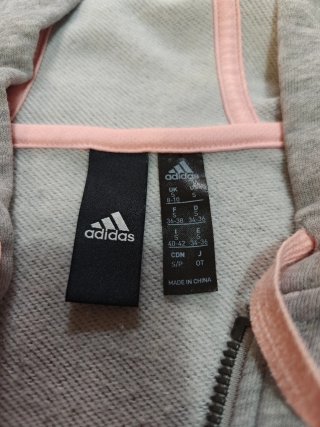 Sudadera Adidas mujer Gris y Rosa - Talla S