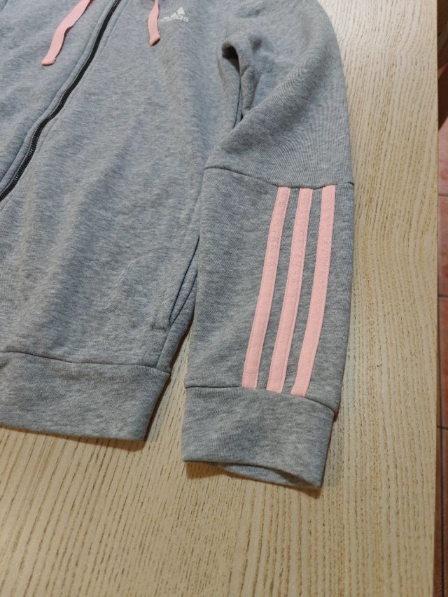 Sudadera Adidas mujer Gris y Rosa - Talla S