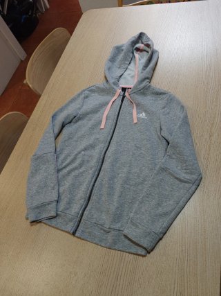 Sudadera Adidas mujer Gris y Rosa - Talla S