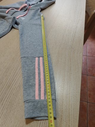 Sudadera Adidas mujer Gris y Rosa - Talla S
