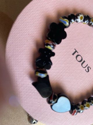 Pulsera TOUS figuras ônix y cristales