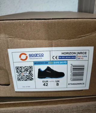 Botas Sparco Trabajo Negras Talla 42