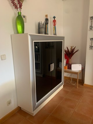 Mueble salón madera maciza alta calidad