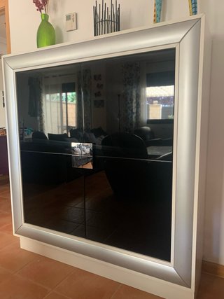 Mueble salón madera maciza alta calidad