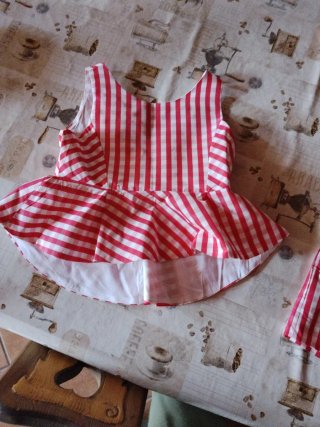 Conjunto niña cuadro Vichy 14