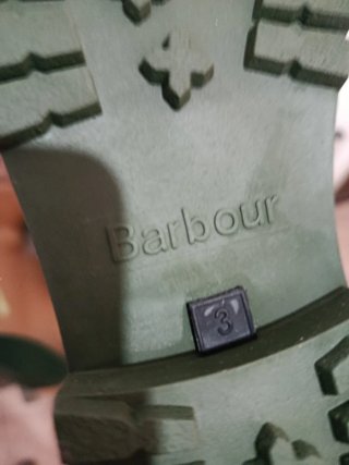 Botas Barbour niño/niña verde