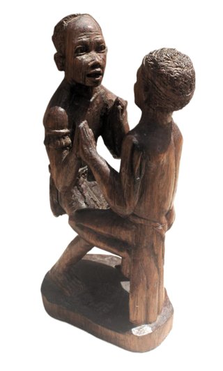 Escultura africana madera estilo Makonde