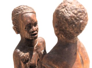 Escultura africana madera estilo Makonde