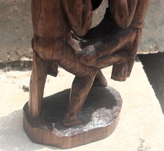 Escultura africana madera estilo Makonde