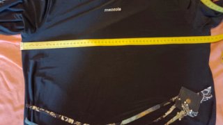Camiseta negra manga larga
