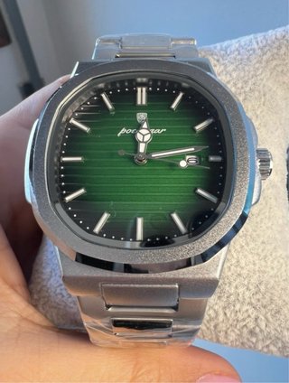 Reloj Poedagar Hombre Moderno Verde