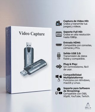 Capturadora de Video HD DELTA Electronics