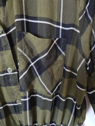 Vestido H&M cuadros talla 42