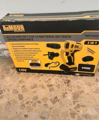 Kit Trapano Amour 18V con accessori